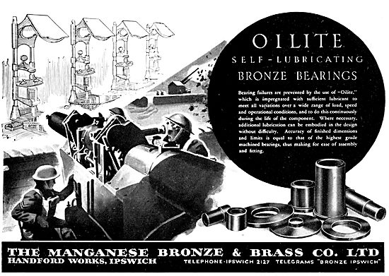 Managanese Bronze & Brass Co - Oilite Self Lubricating Bearings  