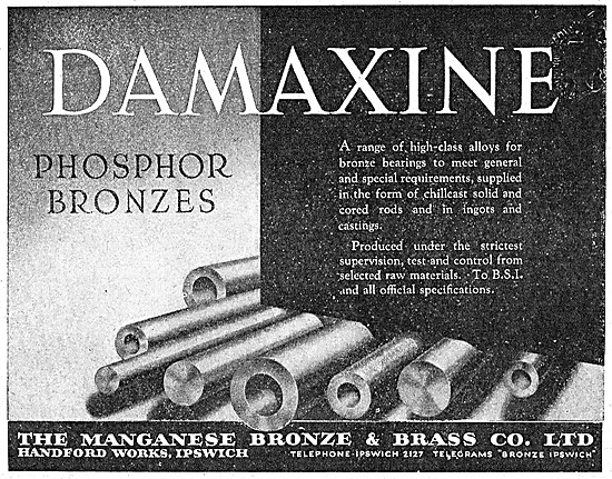 Managanese Bronze & Brass Damaxine Phosphor Bronzes              