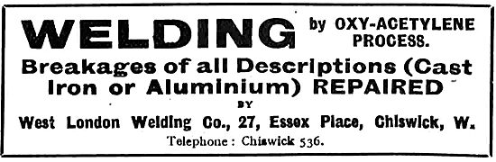 West London Welding Company 27 Essex Place Chiswick              