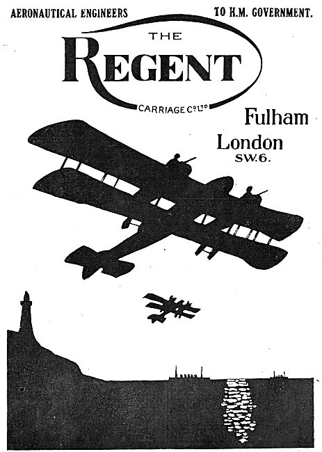 The Regent Carriage Co. Fulham. Aeronautical Engineers           