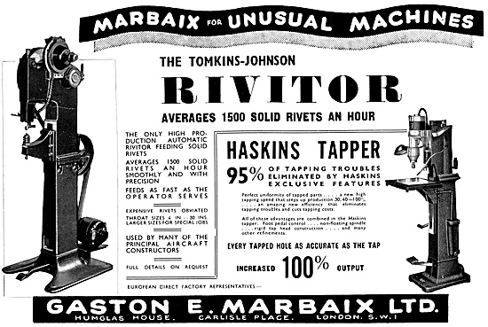 Marbaix Tomkins-Johnson Rivitor - Haskins Tapper                 