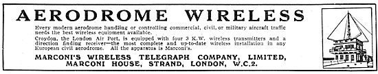 Marconi Aerodrome Wireless                                       