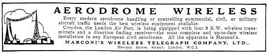 Marconi Wireless For Modern Aerodromes                           