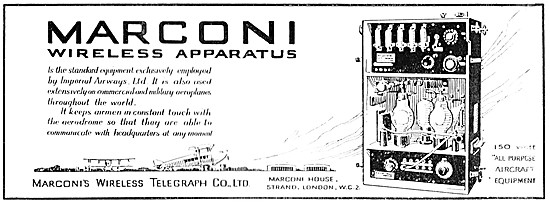 Marconi Wireless - Marconi Aircraft Wireless 1926                