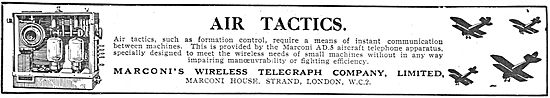 Air Tactics: Marconi Aircraft Telephone Apparatus                