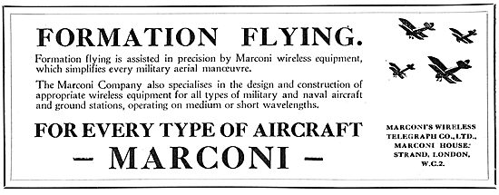 Marconi Wireless Apparatus For Safer Formation Flying            