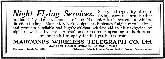 Marconi - Safety In Night Flying                                 