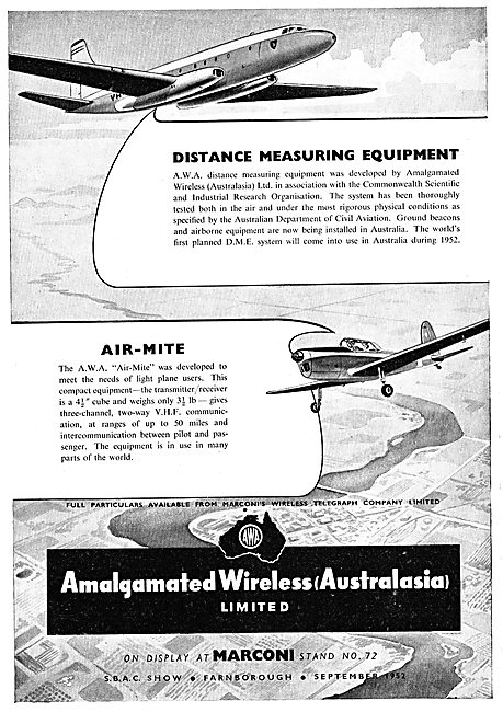 AWA - Amalgamated Wireless (Australia) Ltd - DME - Air-Mite VHF  