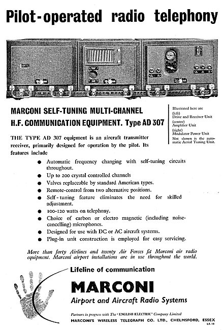Marconi SElf Tuning Multi Channel HF Comms - AD307               