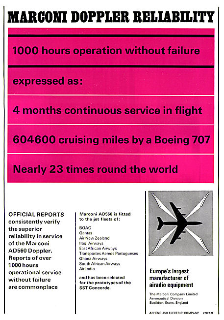 Marconi Doppler AD560                                            