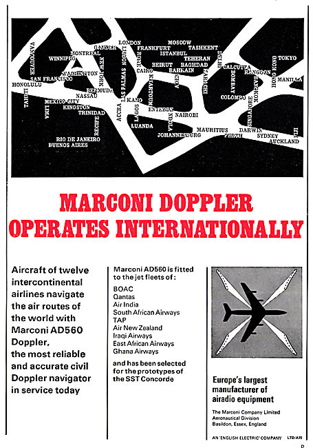 Marconi AD560 Doppler Navigation                                 