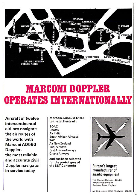 Marconi Doppler Navigation                                       
