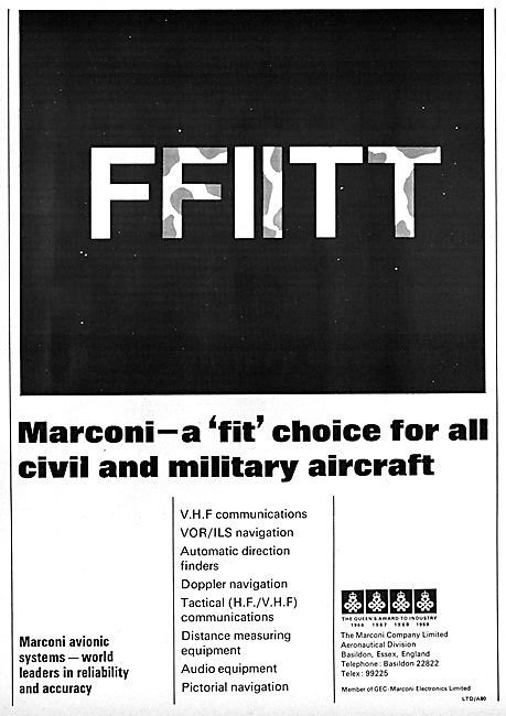 Marconi Cilvil & Military Avionics                               