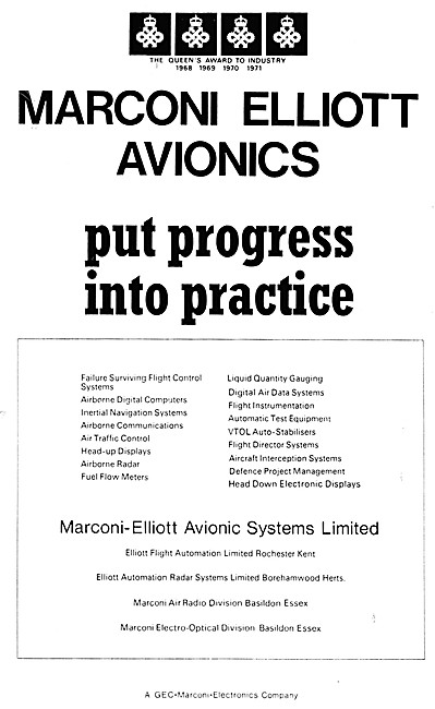 Marconi-Elliott Avionics Systems                                 