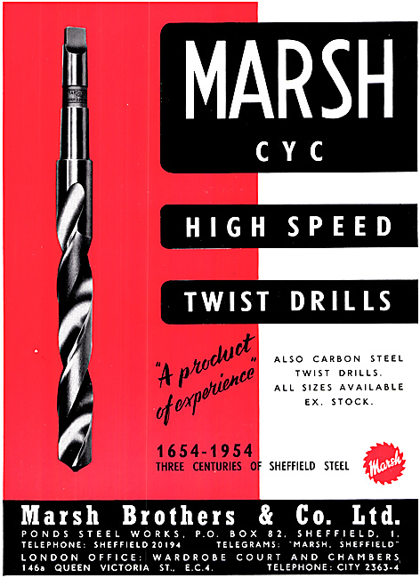 Marsh Brothers Twist Drills                                      