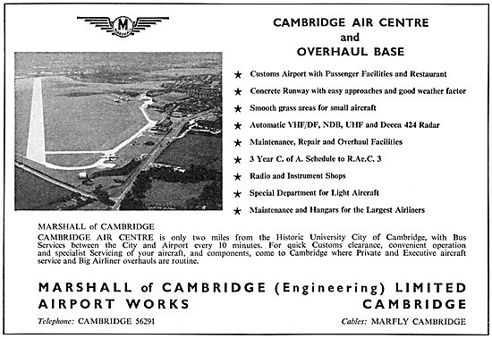 Marshall Of Cambridge - Cambridge Air Centre 1966                