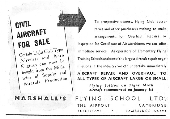 Marshalls Flying School - Marshalls Of Cambridge                 