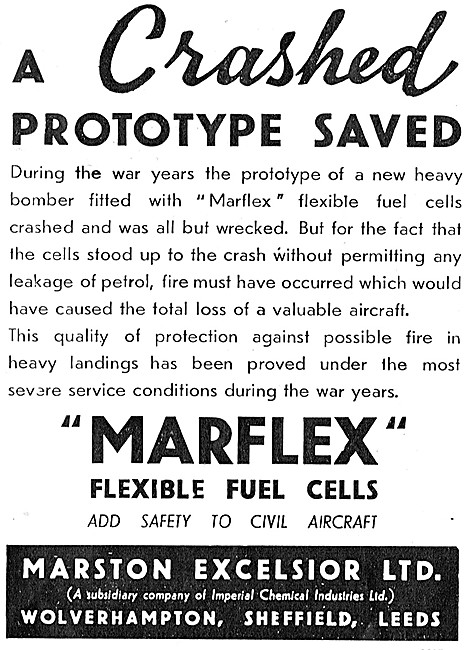 Marston Excelsior Marflex Flexible Fuel Tanks & Heat Exchangers  