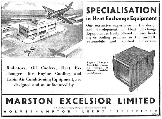 Marston Excelsior Radiators, Oil Coolers & Heat Exchange Products