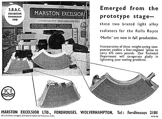 Marston Excelsior Flexible Fuel Tanks & Heat Exchangers          