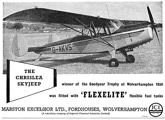 Marston Excelsior  FLEXELITE  Flexible Fuel Tanks                
