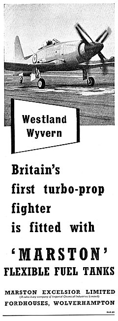 Marston Excelsior Flexible Fuel Tanks                            