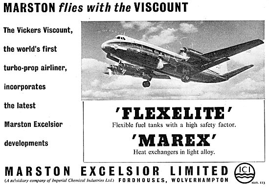 Marston Excelsior Flexible Fuel Tanks & Heat Exchangers          