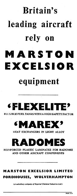Marston Excelsior Flexible Fuel Tanks & Heat Exchangers          