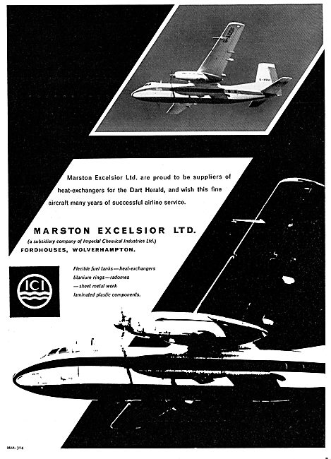 ICI: Marston Excelsior Heat Exchangers For The Dart Herald       