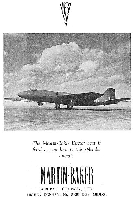 Martin-Baker Ejection Seats For The Canberra                     