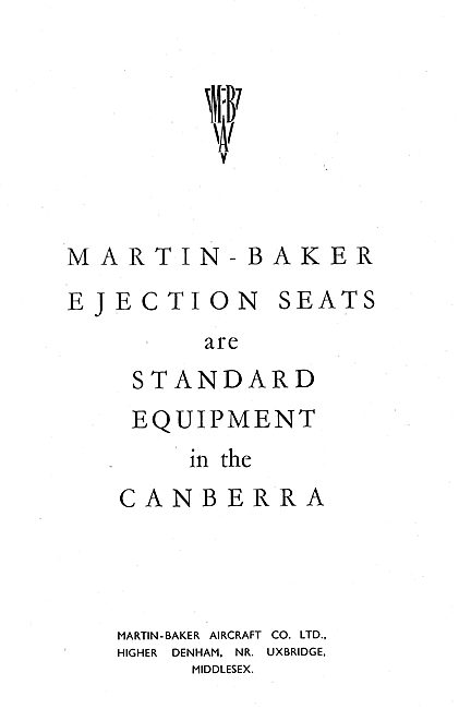 Martin-Baker Ejection Seats                                      