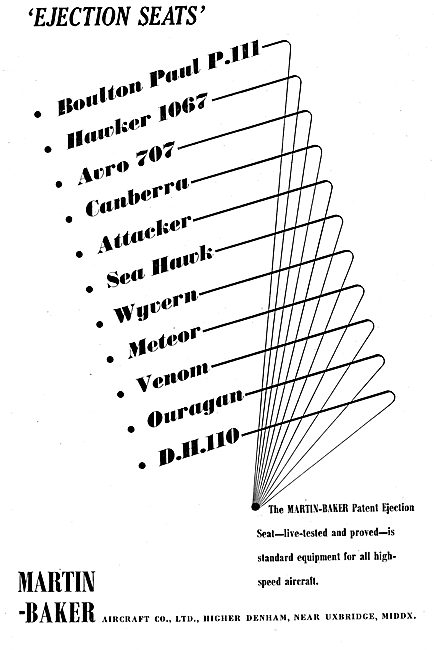 Martin-Baker Ejection Seats                                      