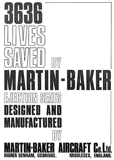 Martin Baker Ejection Seats                                      