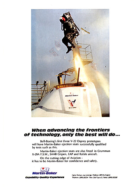 Martin Baker Ejection Seats 1988                                 