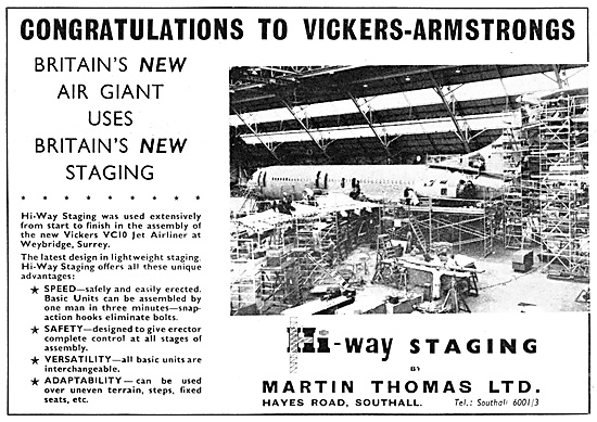 Martin Thomas Hi-Way Aircraft Servicing Platforms. Staging       