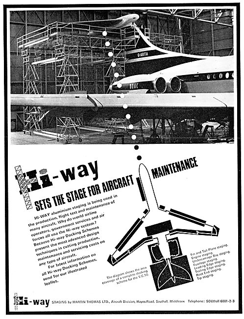 Martin Thomas Hi-Way Aircraft Servicing Platforms. Staging       