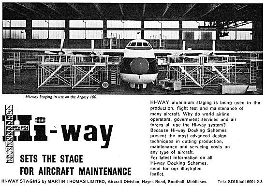 Martin Thomas Hi-Way Aircraft Servicing Platforms. Staging       