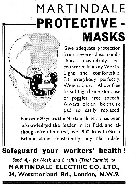 Martindale Protection Face Masks                                 