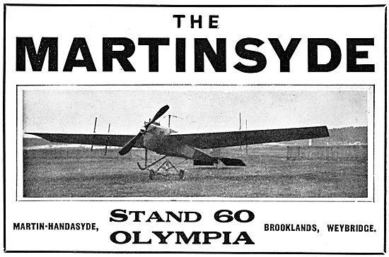 Martin-Handasyde - Martinsyde Monoplane 1913                     