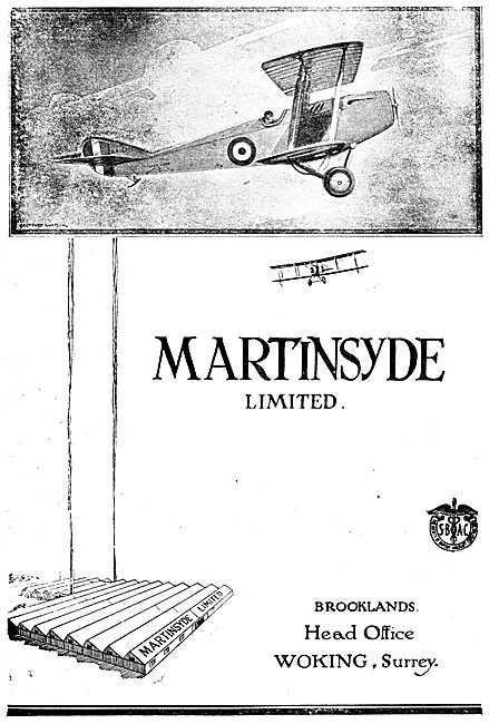 Martinsyde Aircraft                                              