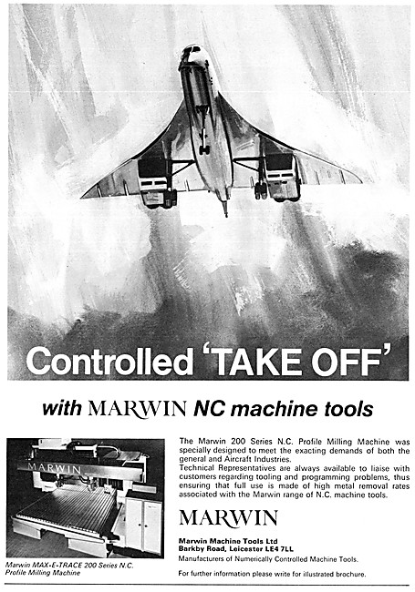 Marwin Machine Tools. Marwin MAX-E-TRACE 200 Series N.C.         