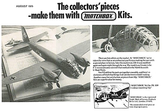 Matchbox JU188                                                   