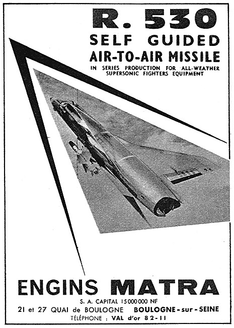 Matra R.530 Air-To-Air Missile                                   