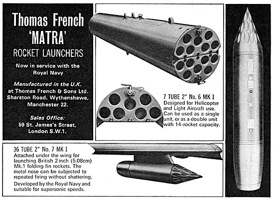 Thomas French MATRA Rocket Launchers                             