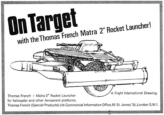 Thomas French Matra Rocket Launchers                             