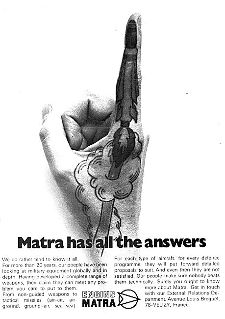 Matra Aerospace 1971                                             