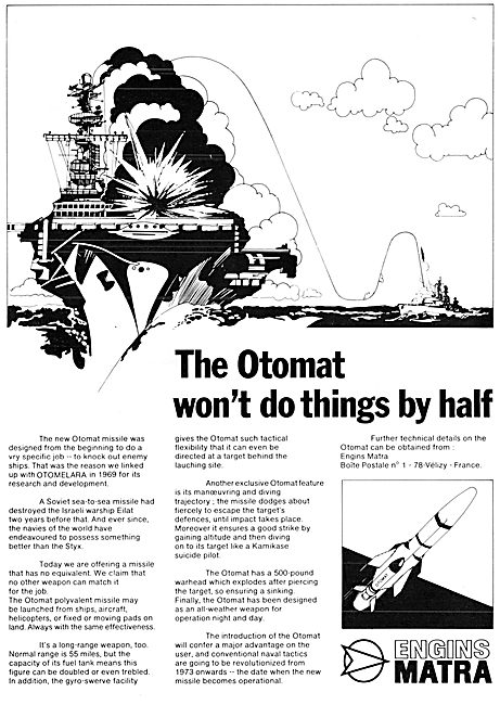 Matra Otomat Missile                                             