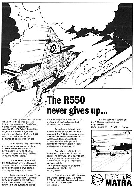 Matra R 550 Missile                                              