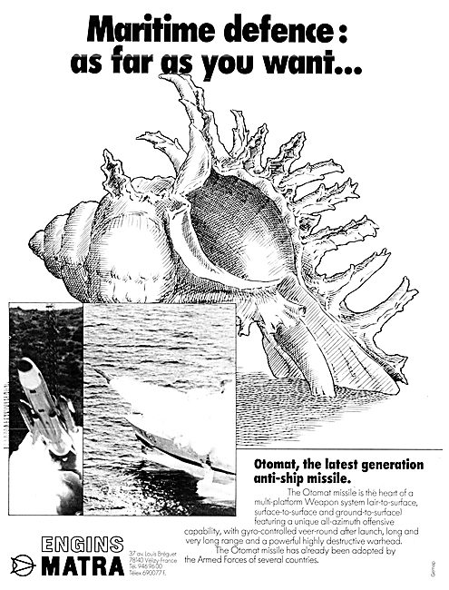 Matra Otomat Missile                                             