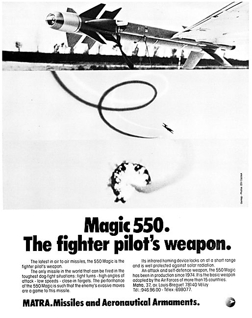 Matra Magic 550 Missile                                          